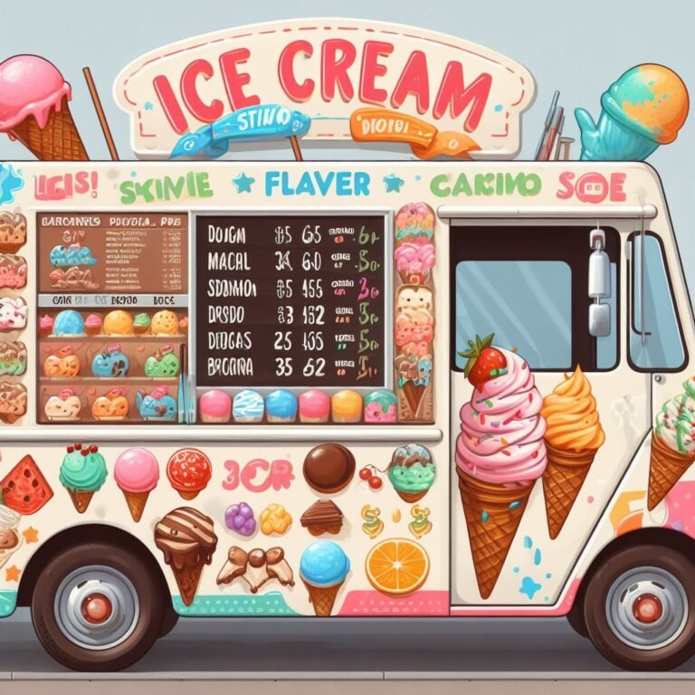 Indulge in Deliciousness The Ice Cream Truck Menu Unveiled