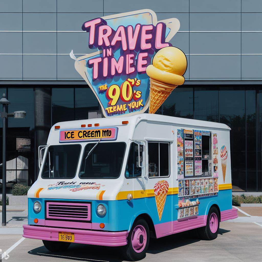 Travel Back in Time: Our 90s-inspired Ice Cream Truck Menu