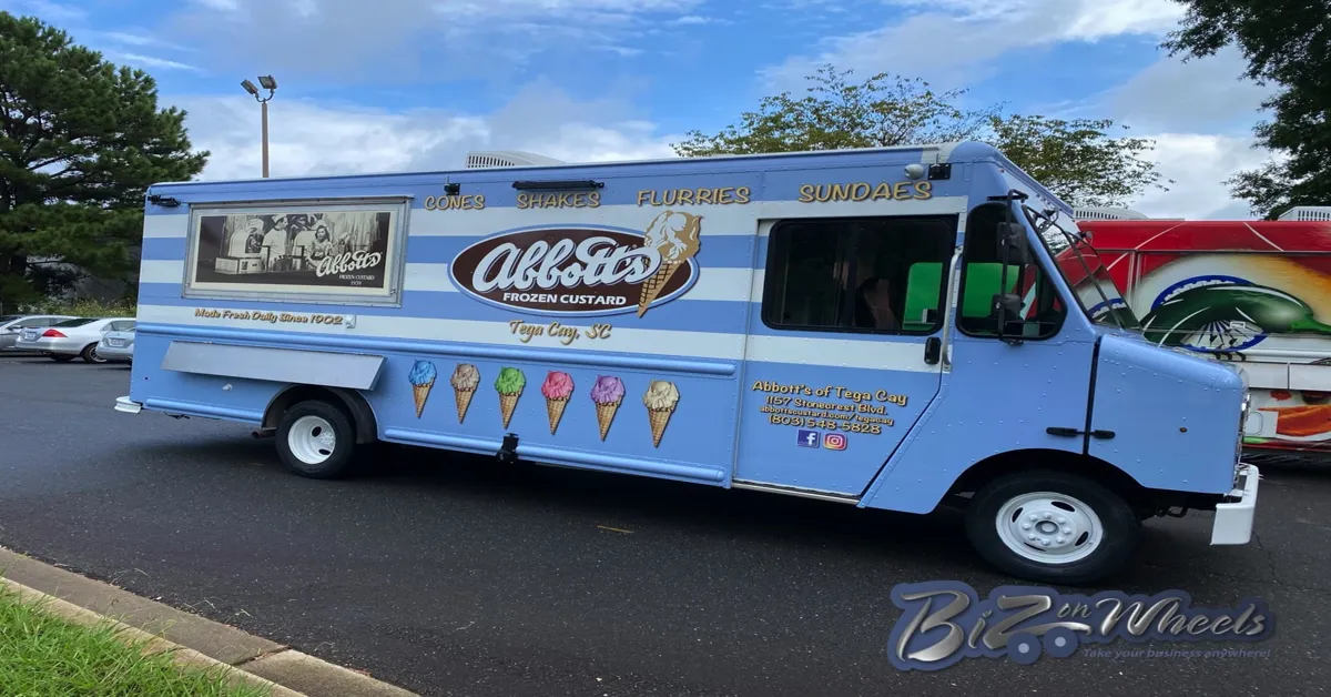 ice cream food truck for sale